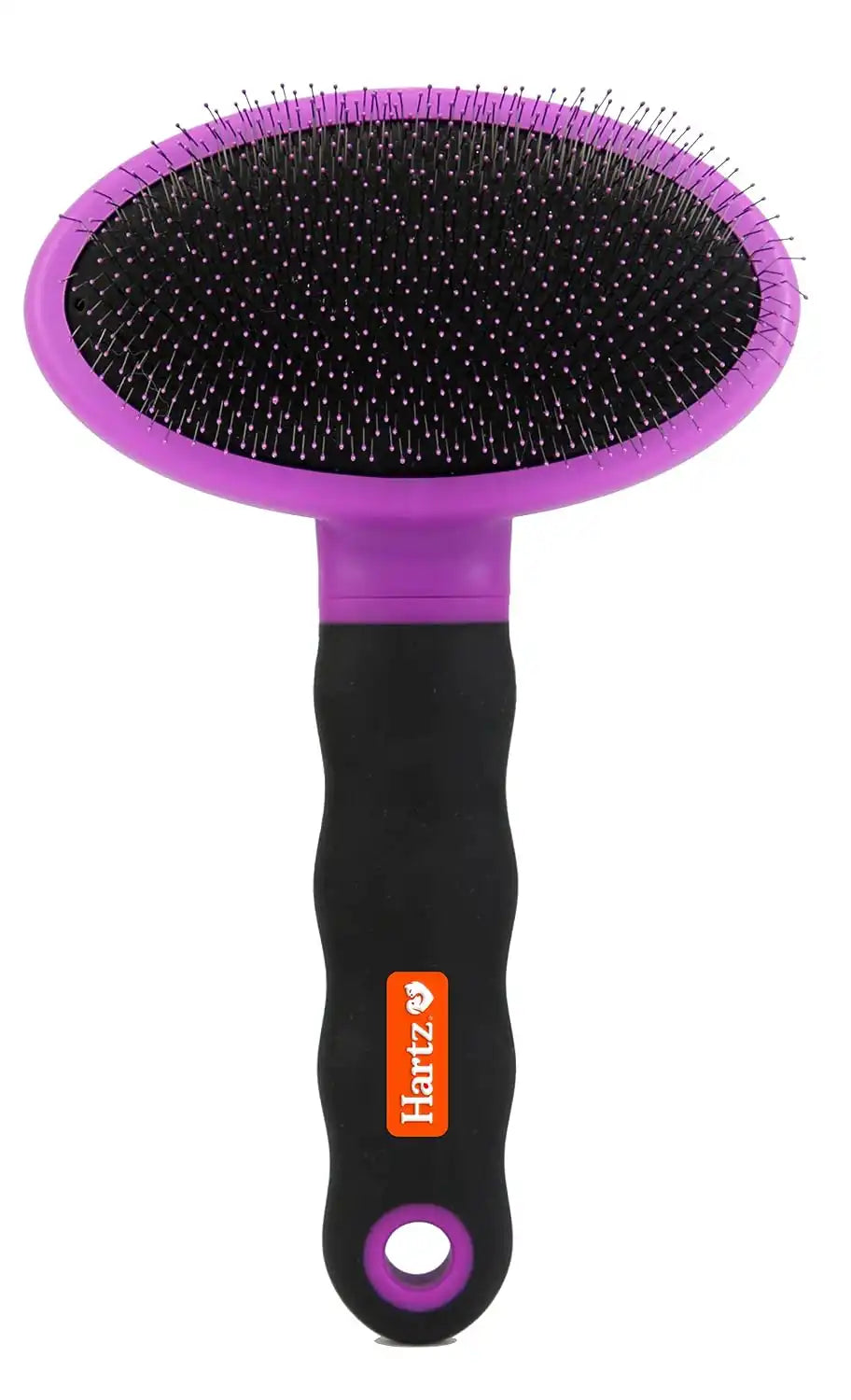 Hartz Groomer's Best Deshedding Slicker Dog Brush, Black/Violet, Dogs