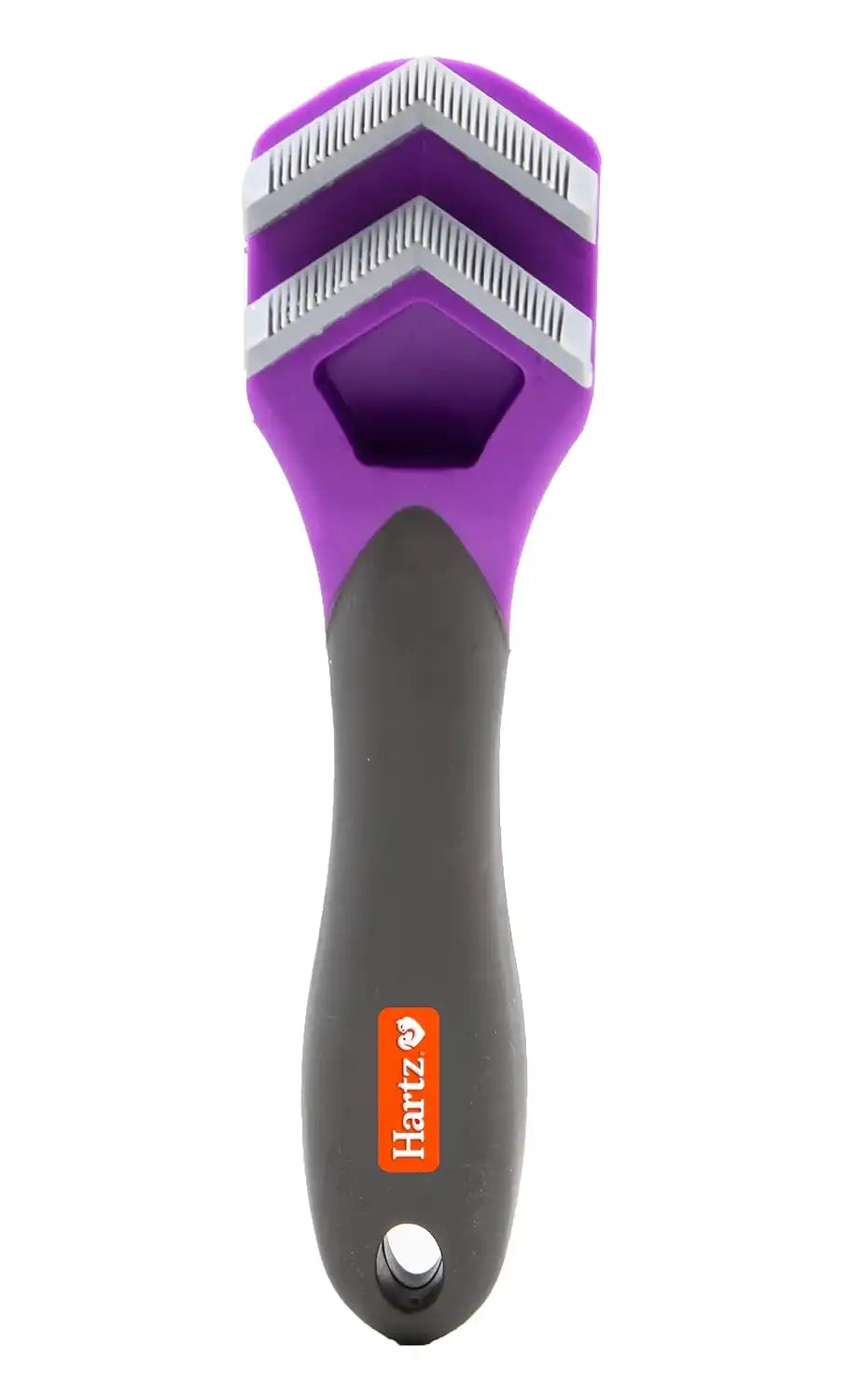Hartz Groomer's Best Fur Fetcher De-Shedder Cat Brush,Black, 1 Count (Pack of 12)
