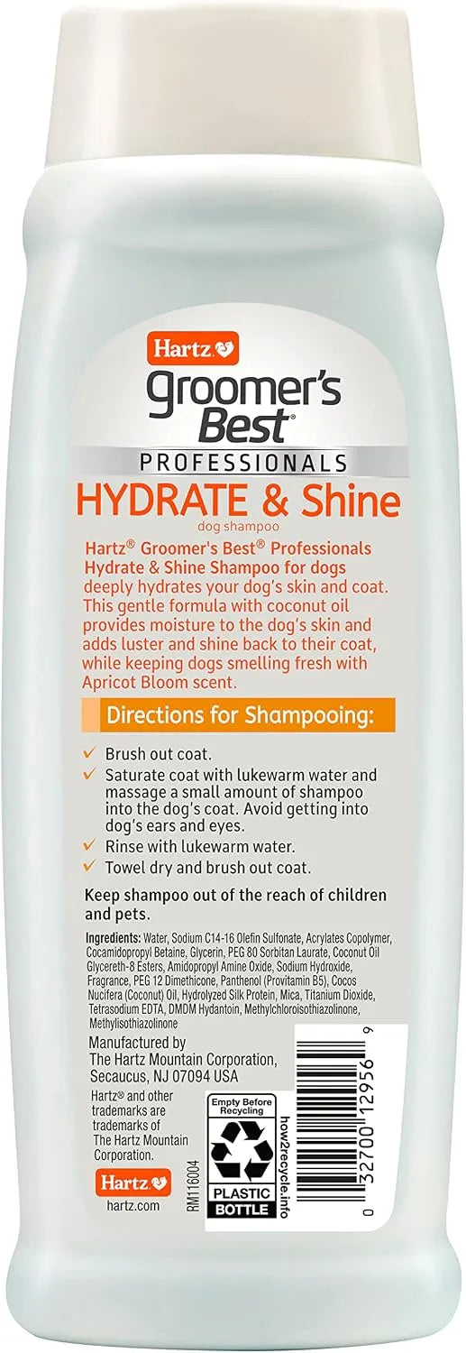 Groomer's Best Professionals Hydrate & Shine Dog Shampoo, 18 oz (Pack of 2)